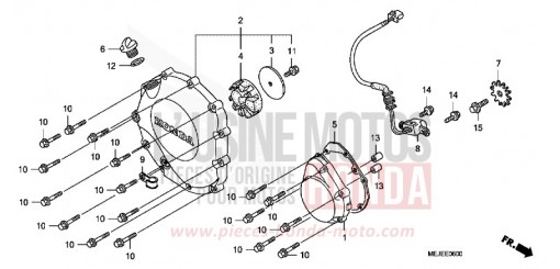 PANNEAU CARTER-MOTEUR D. CB1300SA7 de 2007